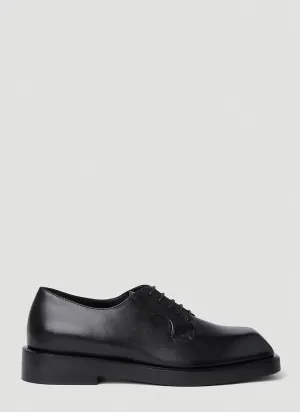 Versace Square Toe Derby Shoes