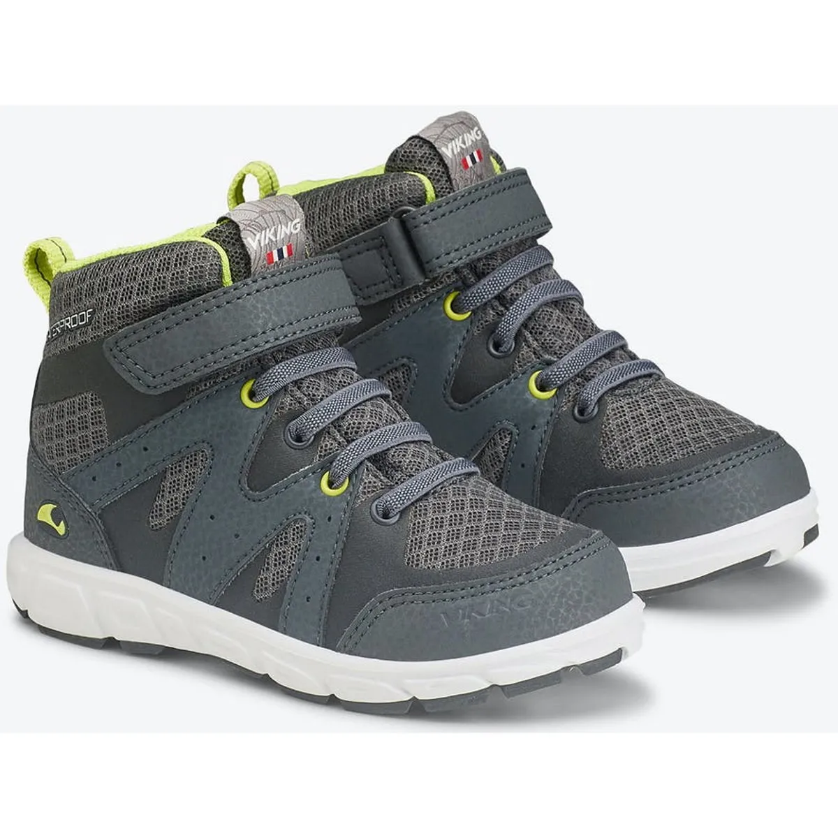 Viking Footwear Kids&#x27; Tolga Mid Waterproof Charcoal/Black | Buy Viking Footwear Kids&#x27; Tolga Mid Waterproof Charcoal/Black here | Outnorth