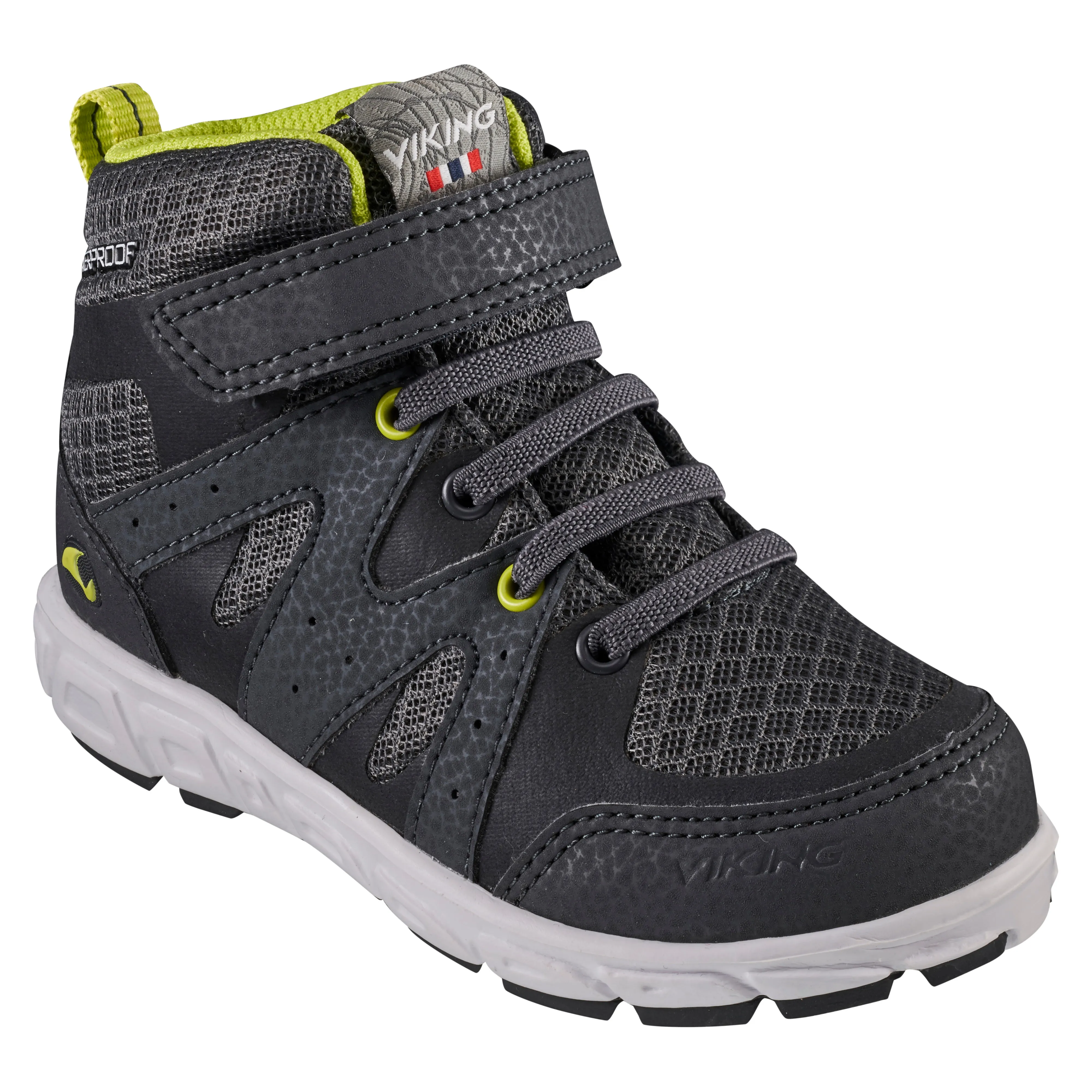 Viking Footwear Kids&#x27; Tolga Mid Waterproof Charcoal/Black | Buy Viking Footwear Kids&#x27; Tolga Mid Waterproof Charcoal/Black here | Outnorth