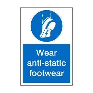 Wear Anti-Static Footwear Sticker